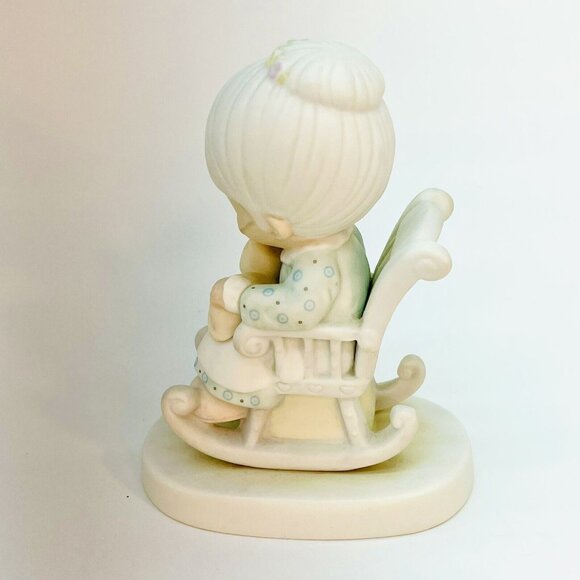 VTG Precious Moments Figurine Enesco Purr-fect Grandma With Cat 5”T 1979 Japan - Picture 5 of 12